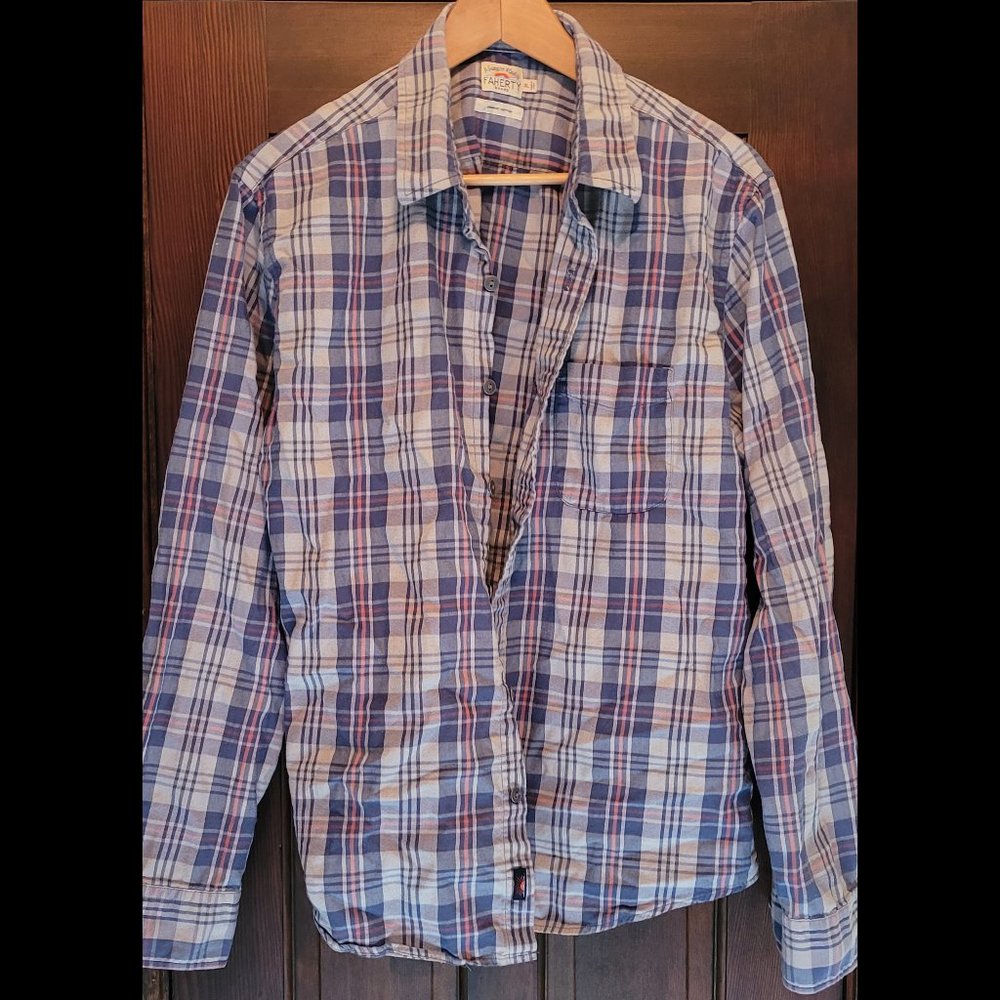 Faherty Long Sleeve Button Down XL 1240